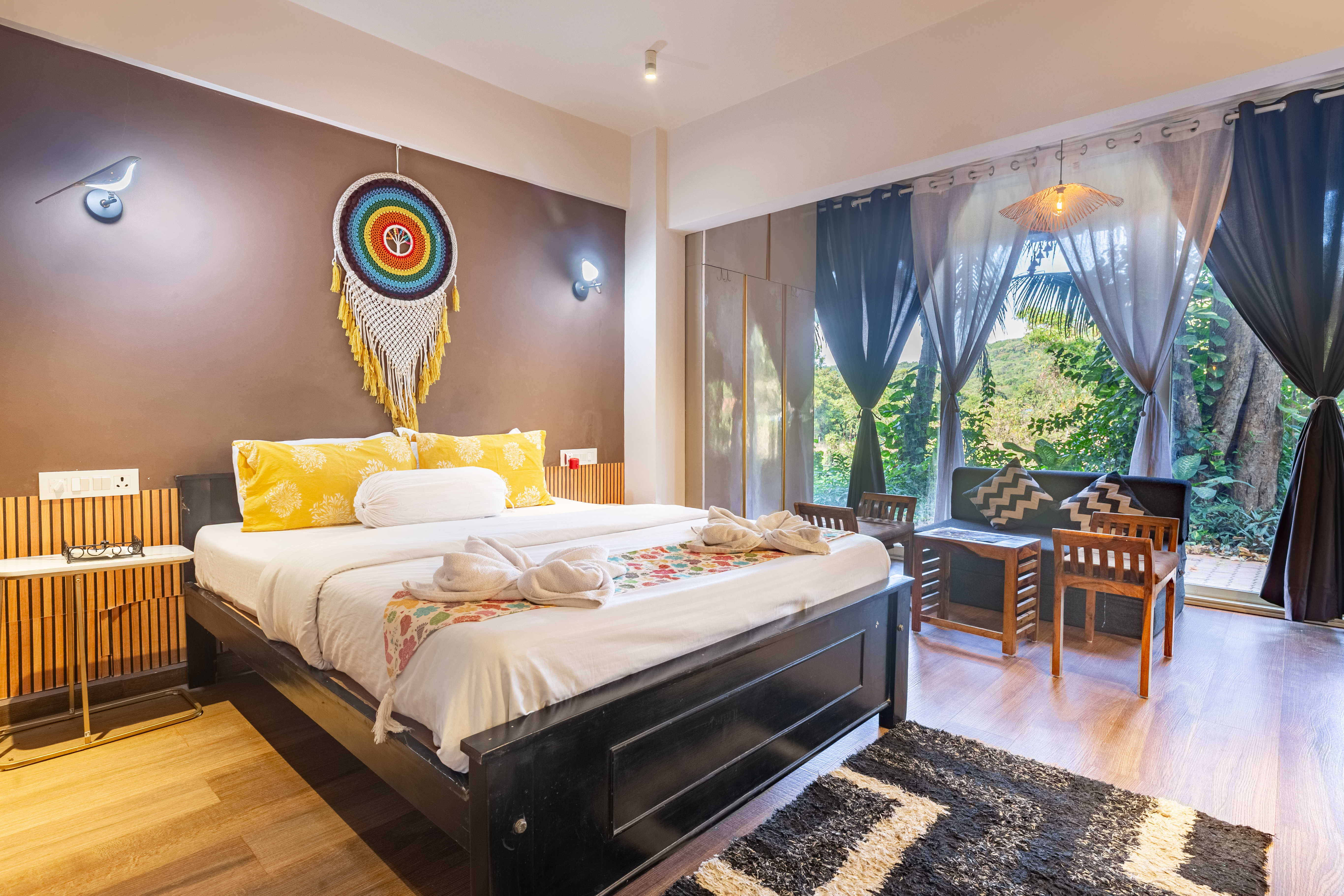 Lush studio interior